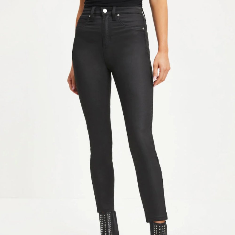 NWT Sneak Peek Black High Rise Skinny Crop Pants Jeggings - Size 29/9